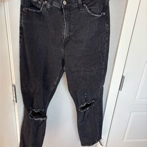 Abercrombie & Fitch High Rise Black Jeans